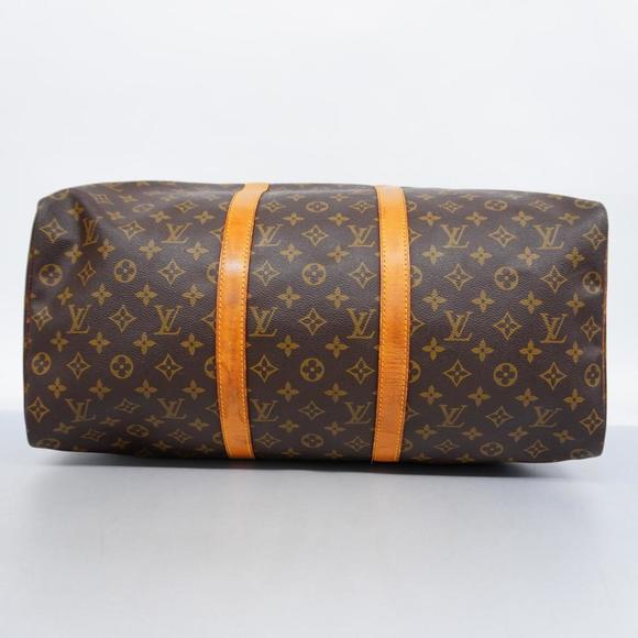 LOUIS VUITTON Boston Bag Monogram Keepall 50 M41426 Brown Men's Women's - Picture 3 of 10